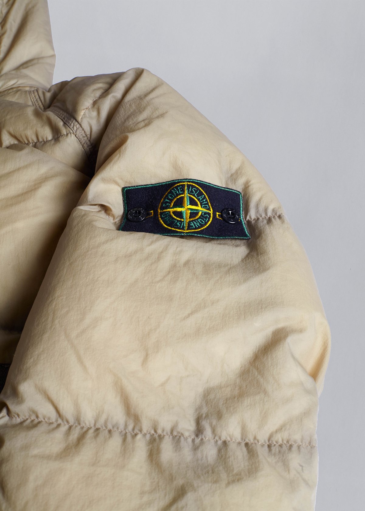 STONE ISLAND OPAQUE NYLON TELLA LIGHT GOOSE DOWN JACKET AW2005 STONE ISLAND OPAQUE NYLON TELLA LIGHT GOOSE DOWN JACKET AW2005