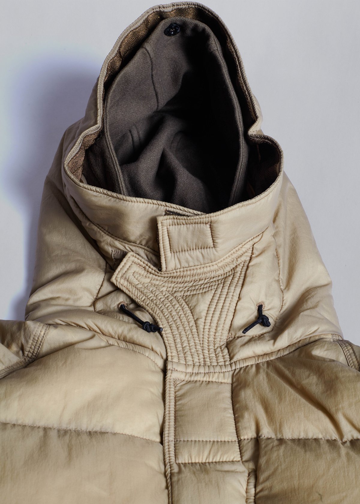 STONE ISLAND OPAQUE NYLON TELLA LIGHT GOOSE DOWN JACKET AW2005 STONE ISLAND OPAQUE NYLON TELLA LIGHT GOOSE DOWN JACKET AW2005
