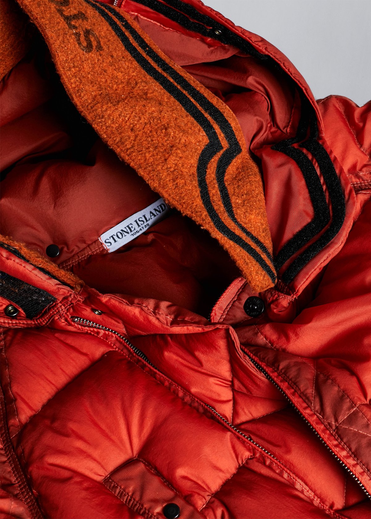 OPAQUE NYLON ORANGE GOOSE DOWN JACKET AW2007 OPAQUE NYLON ORANGE GOOSE DOWN JACKET AW2007
