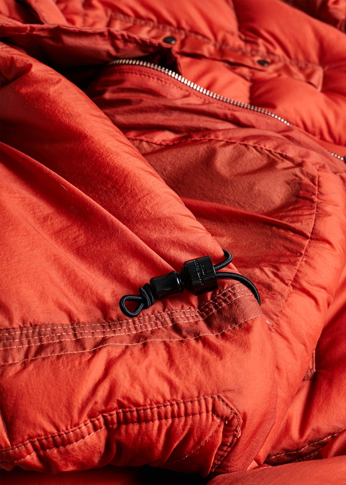 OPAQUE NYLON ORANGE GOOSE DOWN JACKET AW2007 OPAQUE NYLON ORANGE GOOSE DOWN JACKET AW2007