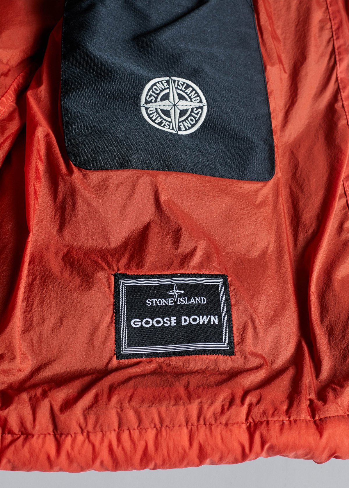 OPAQUE NYLON ORANGE GOOSE DOWN JACKET AW2007 OPAQUE NYLON ORANGE GOOSE DOWN JACKET AW2007