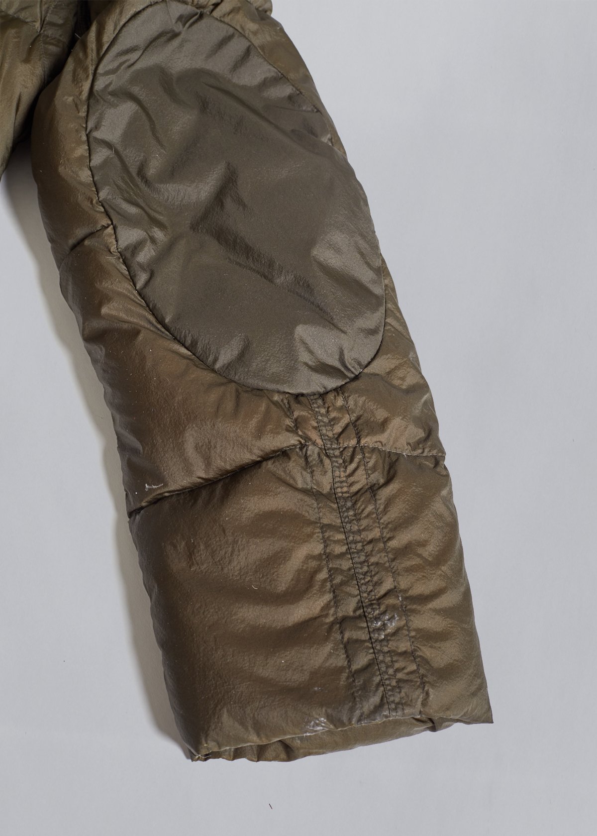 STONE ISLAND OLIVE GARMENT DYED GOOSE DOWN JACKET STONE ISLAND OLIVE GARMENT DYED GOOSE DOWN JACKET