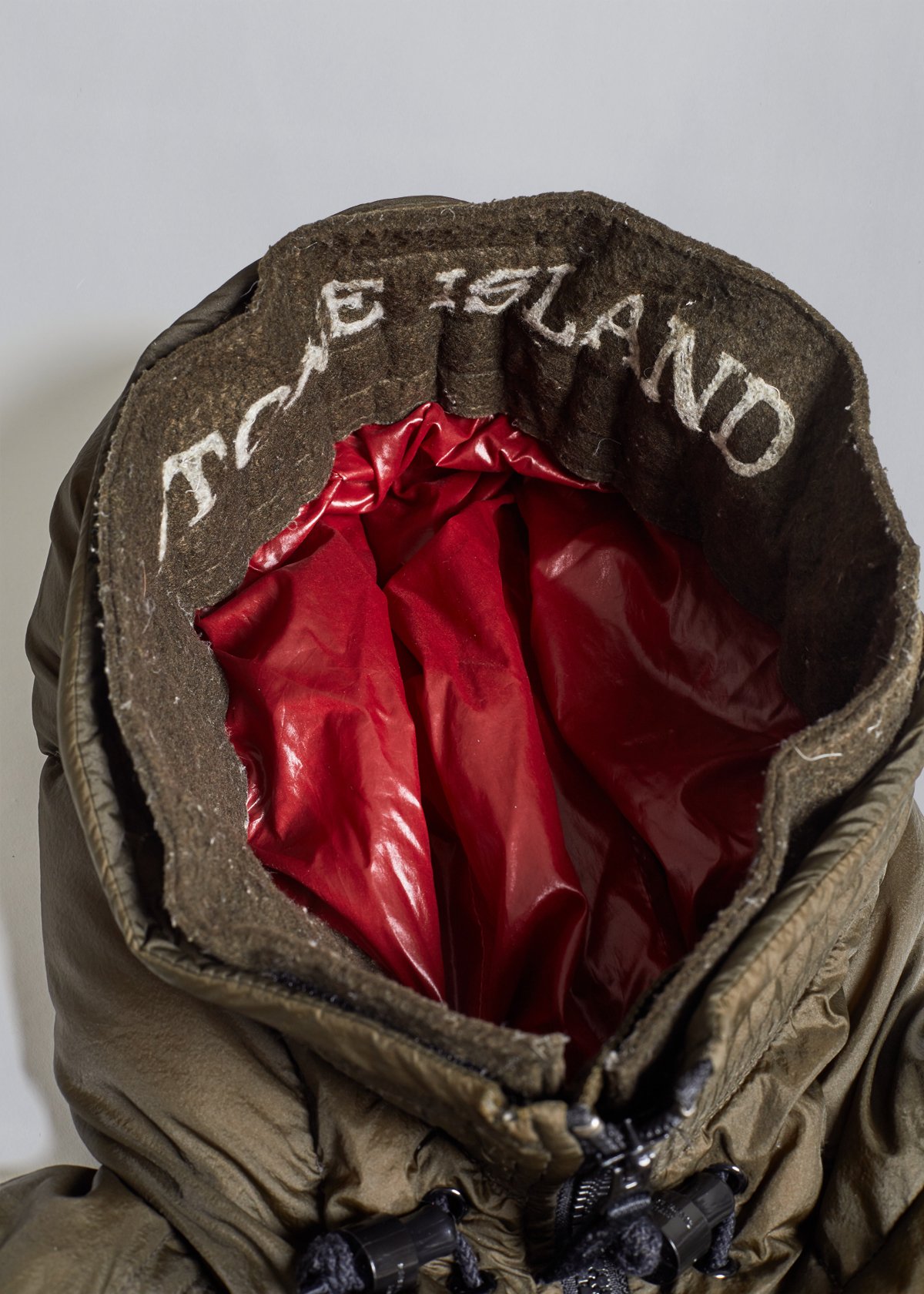 STONE ISLAND OLIVE GARMENT DYED GOOSE DOWN JACKET STONE ISLAND OLIVE GARMENT DYED GOOSE DOWN JACKET