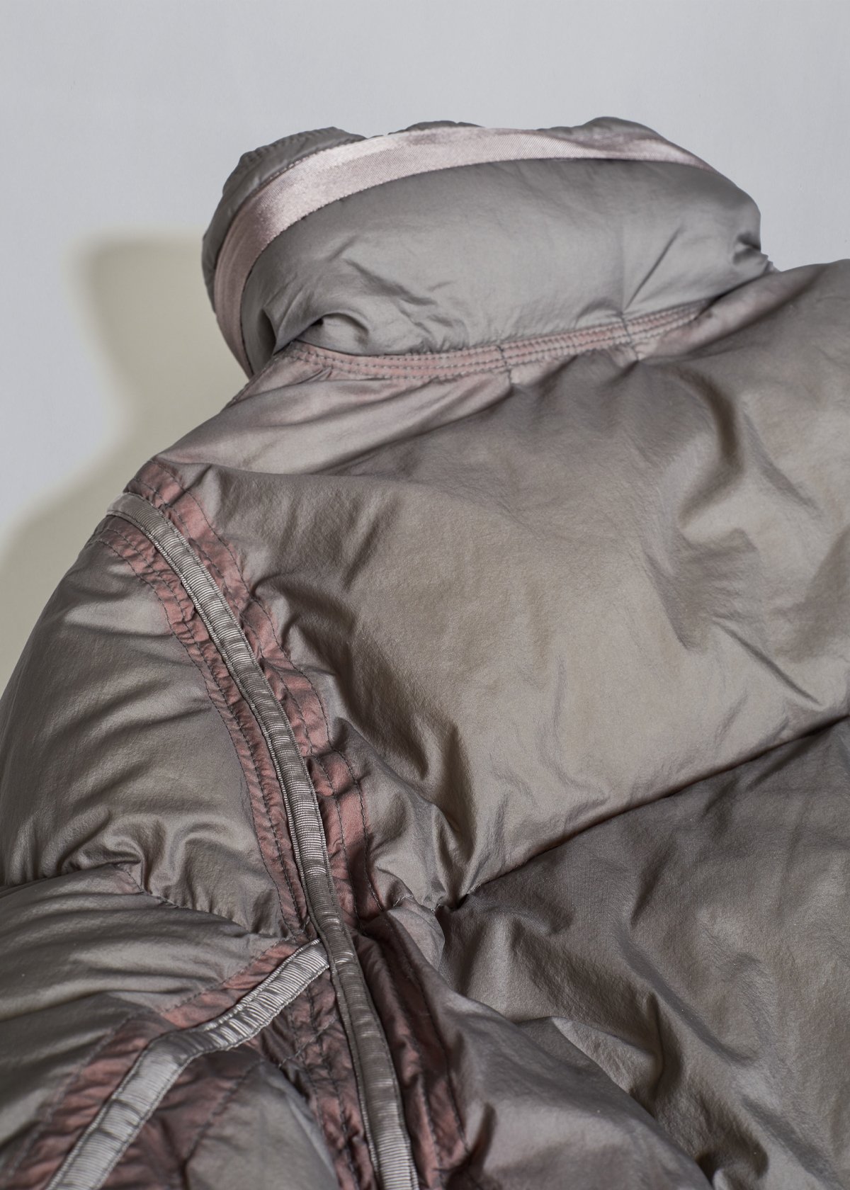 STONE ISLAND OPAQUE NYLON TELLA GOOSE DOWN BOMBER STONE ISLAND OPAQUE NYLON TELLA GOOSE DOWN BOMBER